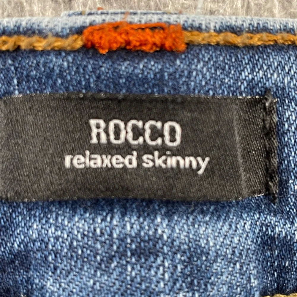 True Religion Jeans Mens 32 Blue Rocco Relaxed Skinny Denim Casual Classic